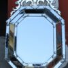Miroir venitien glaces au Mercure milieu biseauté