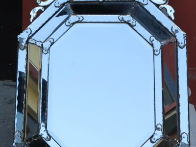 Miroir venitien glaces au Mercure milieu biseauté