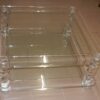 1970' Coffee Table in Lucite ROMÉO  Size  1m00 X 1m00  + 2 Ends of Sofa Same Model - Image 6