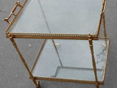 1950/70 Rolling Bar Gilded Brass Maison Bagués