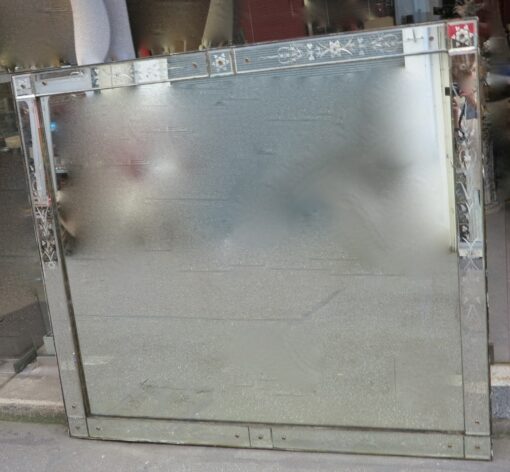 Miroir venise rectangulaire  decor de fleurs – Image 2