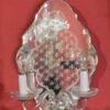 1960/70 'Pair Of Sconces In Mirror Of Venice - Image 3
