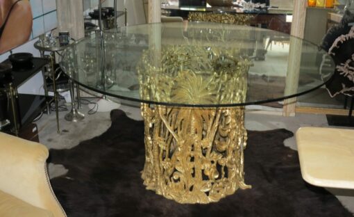 2010 ' Table in gilted bronze ' Jungle' by Jean Boggio - Image 3