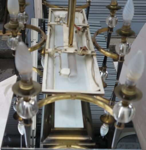 Chandelier style Jacques Adnet 8 lights - Image 3