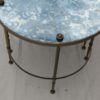 Table Tripartite Bronze et Miroir Vieilli style Maison Baguès – Image 4