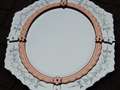 1950/70' Venitian Mirror 2 Colours 84 X 73 cm
