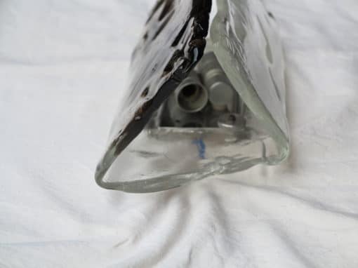 1960/70 Pair Sconces Glass 2 Colour Kalmar - Image 8