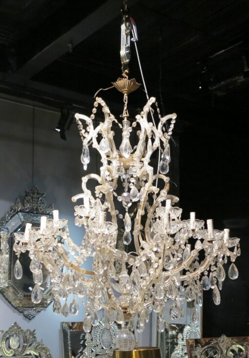 Lustre cage 18 lampes style venise – Image 3
