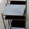 1950/70' Pair of Shelves has 3 levels Maison Bagués With Black Opaline - Image 4