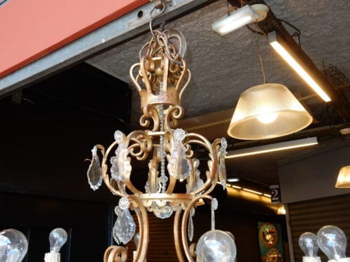1950'  Medieval Chandelier in the Style of Maison Jansen - Image 7