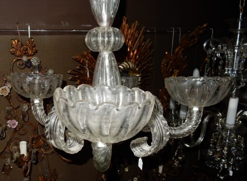 1950 "Chandelier Barovier 4 Arms of Light - Image 5