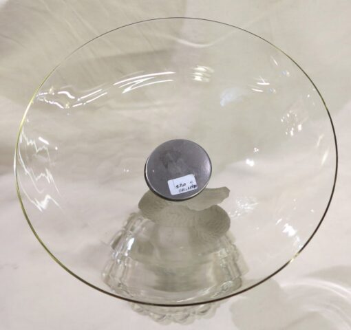 Pair Crystal cup of Baccarat to the Delphin - Image 6