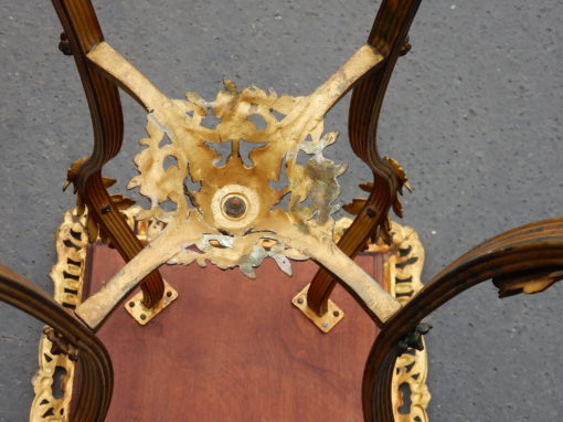 1880/1900' Sellette Style Louis XIV Bronze Et Opaline – Image 2