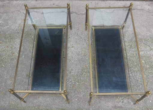 1970' Pair of Coffee Table Maison Jansen 93 x 48 cm