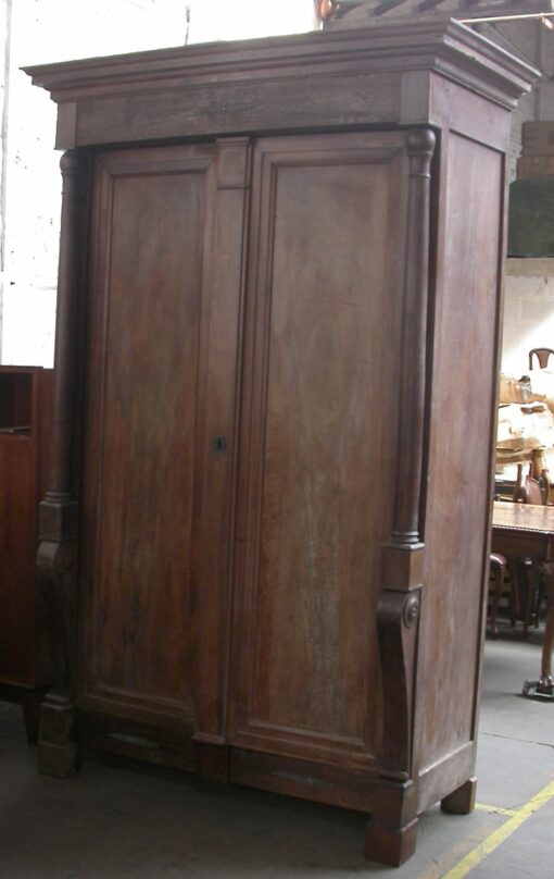 1800' Empire Cabinet with Detached Columns and Crosses