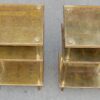 950/70' Pair  of stools or Ends of Sofa  Maison Bagués,with gold leaf ,30 X 38,5 cm