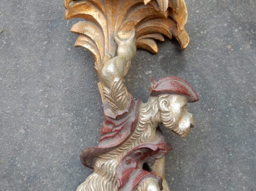 1970/80 ' Pair Of Wall lamps In Resin To the Monkeys Pirates - Image 6