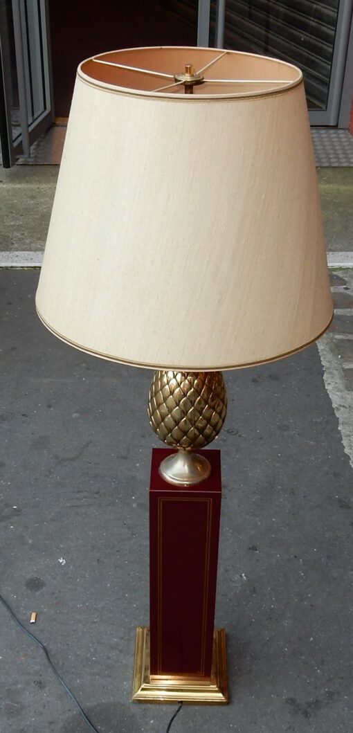 1970' Floor Lamp in the Style of Lancel With Pin Apple - Image 8