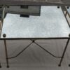 Table Tripartite Bronze et Miroir Vieilli style Maison Baguès – Image 6