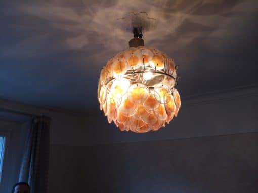 Murano bowl chandelier Style Vistosi 124 pieces - Image 6
