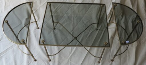 Coffee table in 3 parts style Bagués on 1970