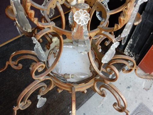 1950'  Medieval Chandelier in the Style of Maison Jansen - Image 3