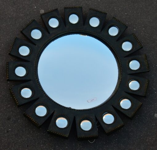 1970/80' Miroir convexe avec ses 16 petits miroirs convexes – Image 2