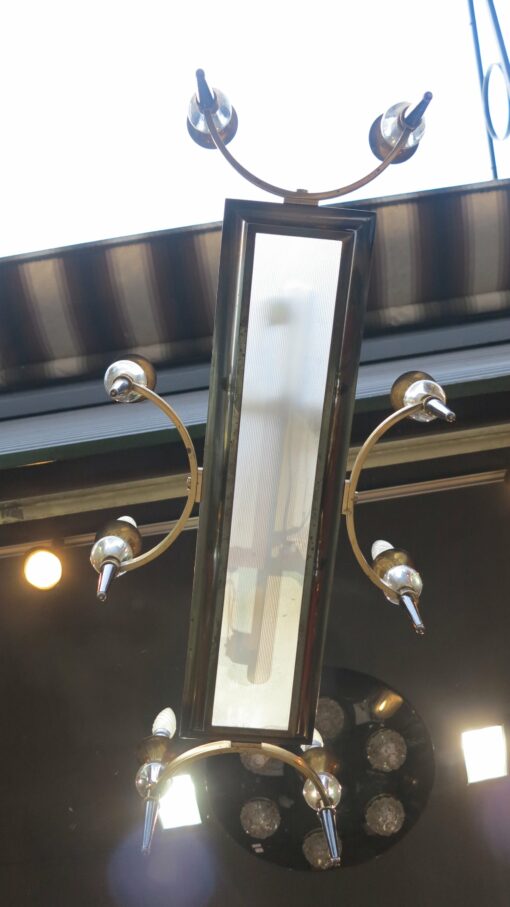Chandelier style Jacques Adnet 8 lights - Image 4