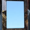 Miroir Venitien Couleur Violet Rosé Pans Inclinés 93 x 69 x 8 cm