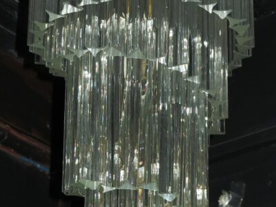 chandelier Venini in staircase 86 crystals