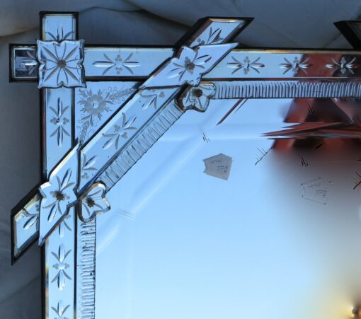 Venitien mirror decoration bamboo hollow 96 X 78 - Image 3