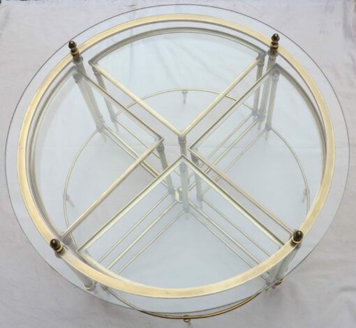 1950/70' Coffee table Maison Bagués bronze and her 4 tables - Image 8