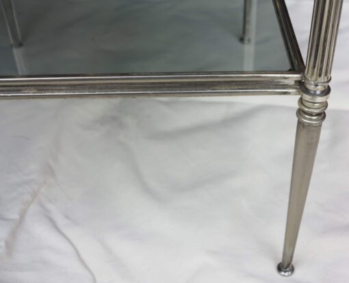Pair of ends of sofas sunbathes silvered style maison Bagués - Image 3