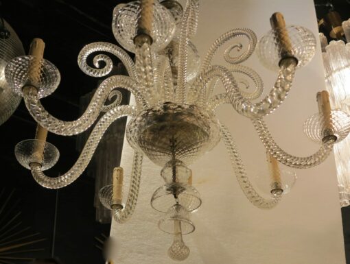 1900/20' Lustre Cristal 8 Bras et 8 Crosses – Image 5