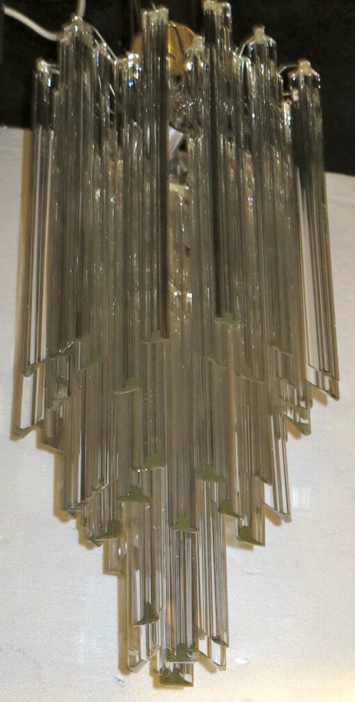 1970' Chandelier Venini 60 Crystals - Image 3