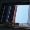 Miroir Venitien Couleur Violet Rosé Pans Inclinés 93 x 69 x 8 cm – Image 4