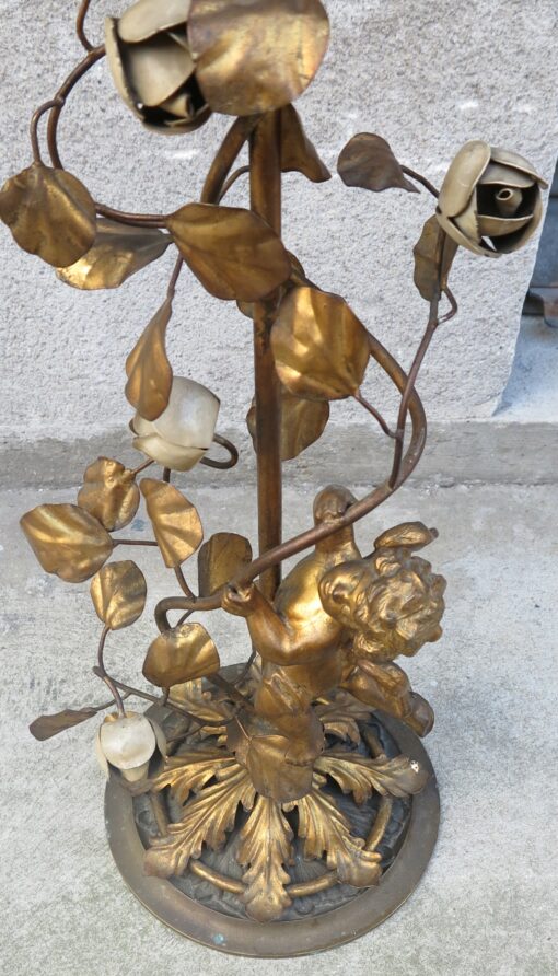 1950/70' Lampadaire Florentin Aux Anges – Image 5