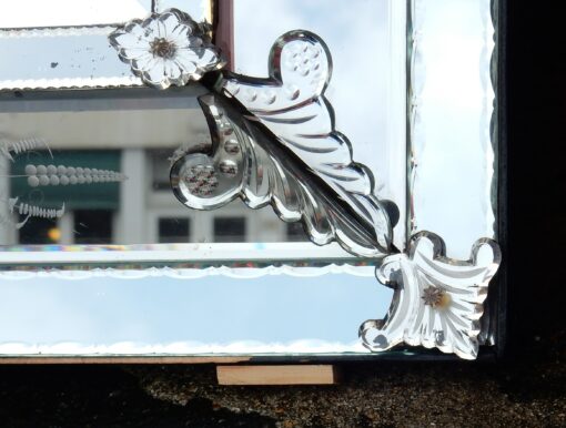 1950'  Venitien mirror with front wall style LXIV 160 X 92 cm - Image 3