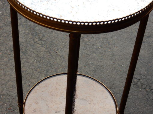 1950/70 Stand Table  Gilded Brass Maison Bagués - Image 4