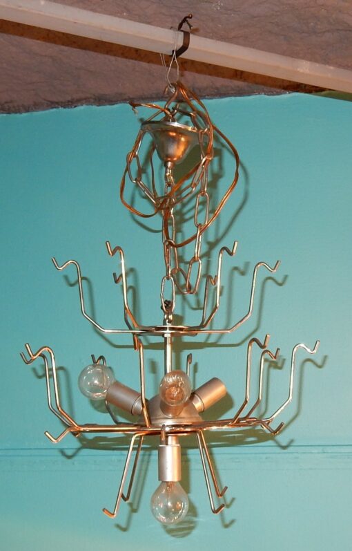 1970' Venini Bowl Purple Chandelier In The Style Of Vistosi 24 Pieces - Image 3