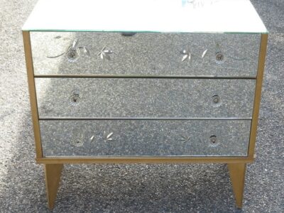 Chest of drawers mirror deco Art 3 drawers 50/60