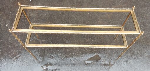 1970 Console or Shelf in Bronze Maison Charles 114 X 31 cm - Image 8