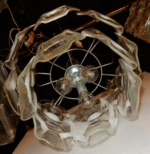 1970' Mazegga chandelier in turtle shell - Image 4