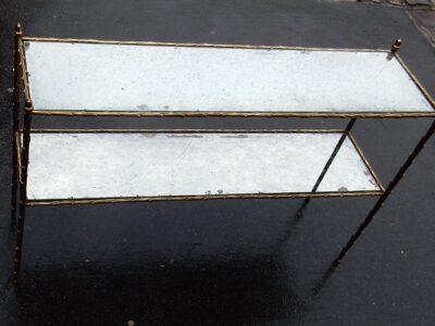 1970 Console or Shelf in Bronze Maison Charles 114 X 31 cm