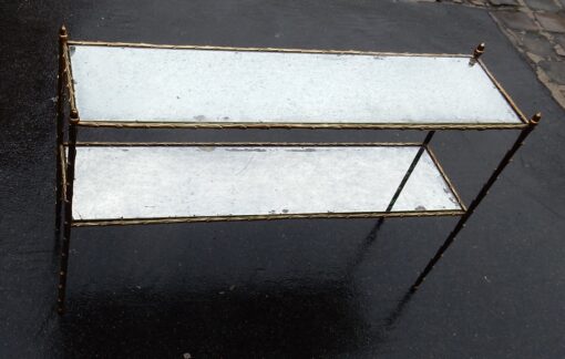 1970 Console or Shelf in Bronze Maison Charles 114 X 31 cm