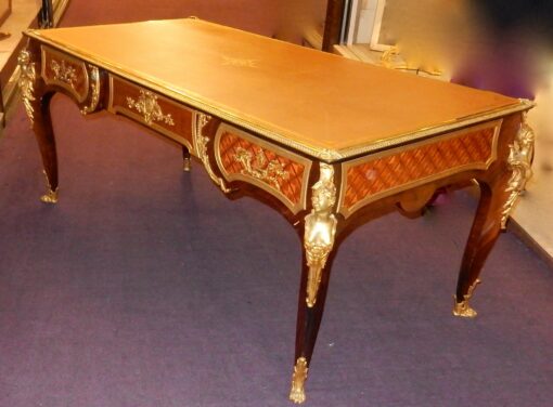 1880/1900 Napoleon III Flat Desk at Espagnolette style According to Cressent - Image 5