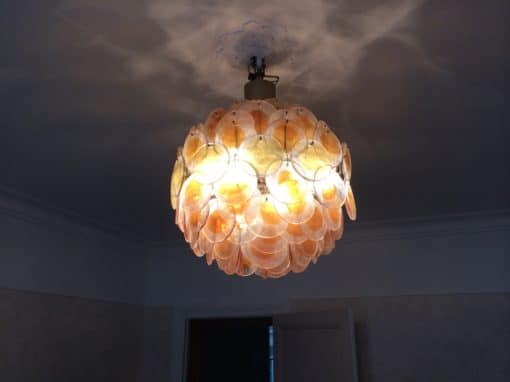 Murano bowl chandelier Style Vistosi 124 pieces - Image 5