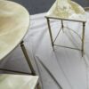 1950/70' Table Basse Maison Baguès en Bronze et ses 4 Tables en Angles – Image 6