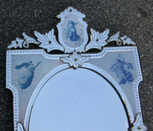 Miroir vénitien aux 4 saisons allégorie de la Femme – Image 2