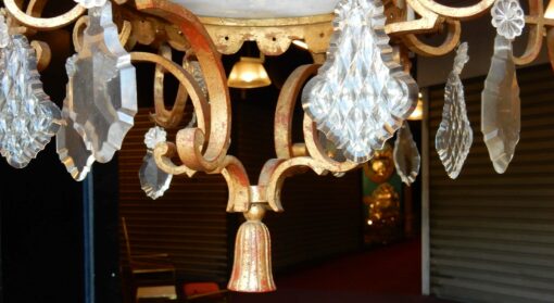 1950'  Medieval Chandelier in the Style of Maison Jansen - Image 8